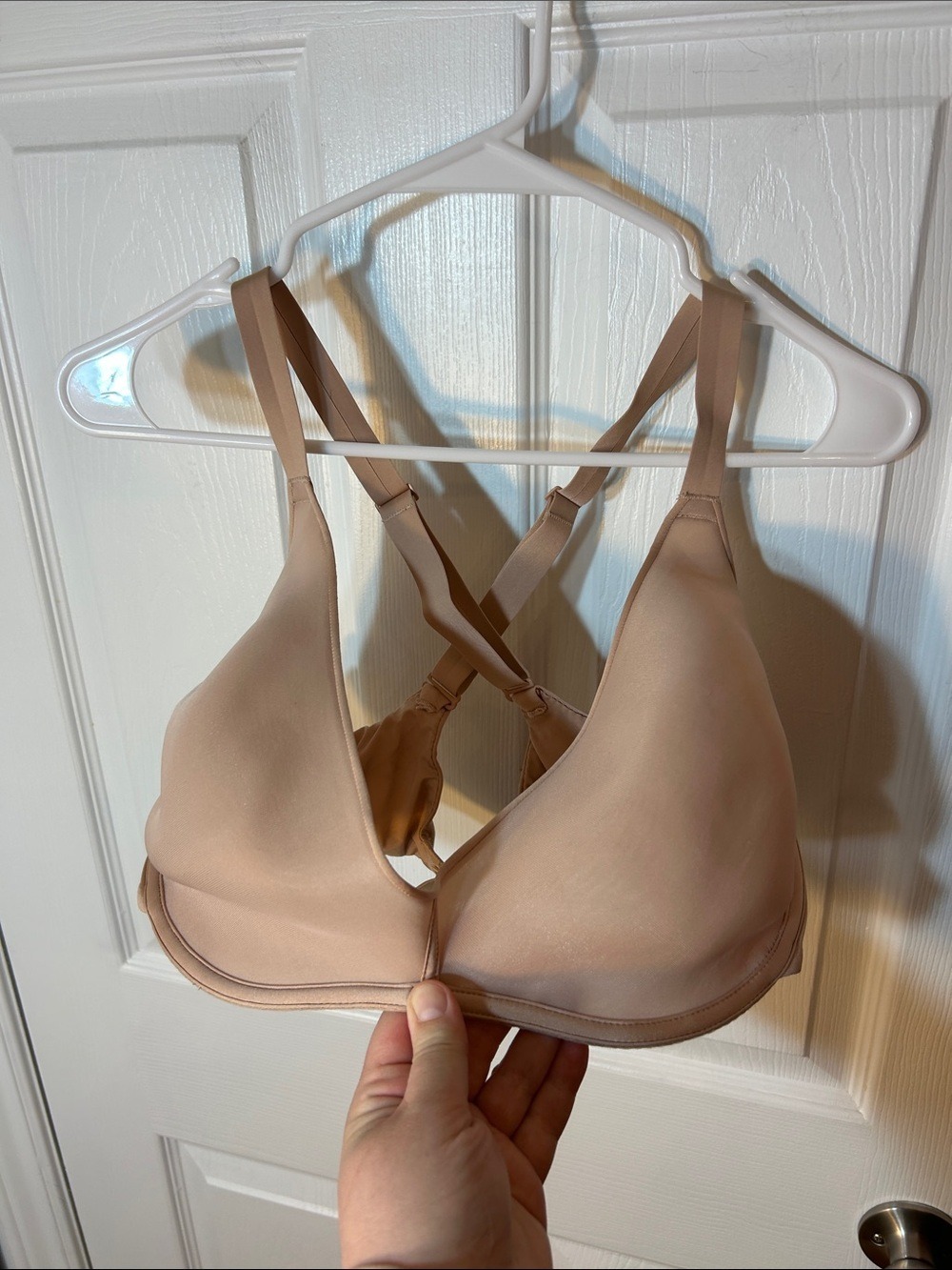Skims Smooth Nude T-Shirt Bra with Adjustable Straps size 40DDD